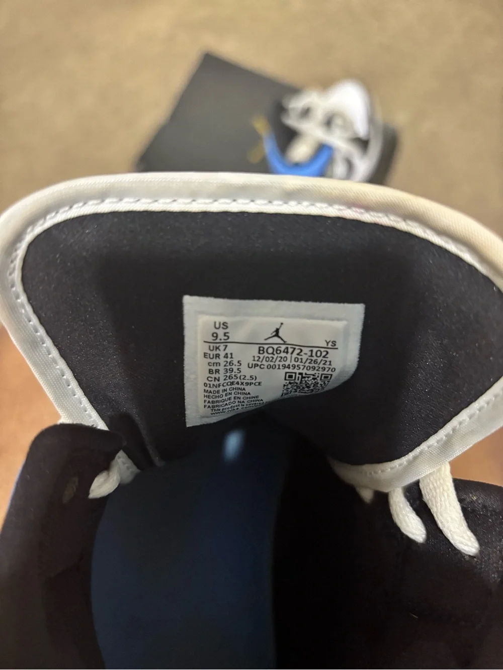 Jordan high top